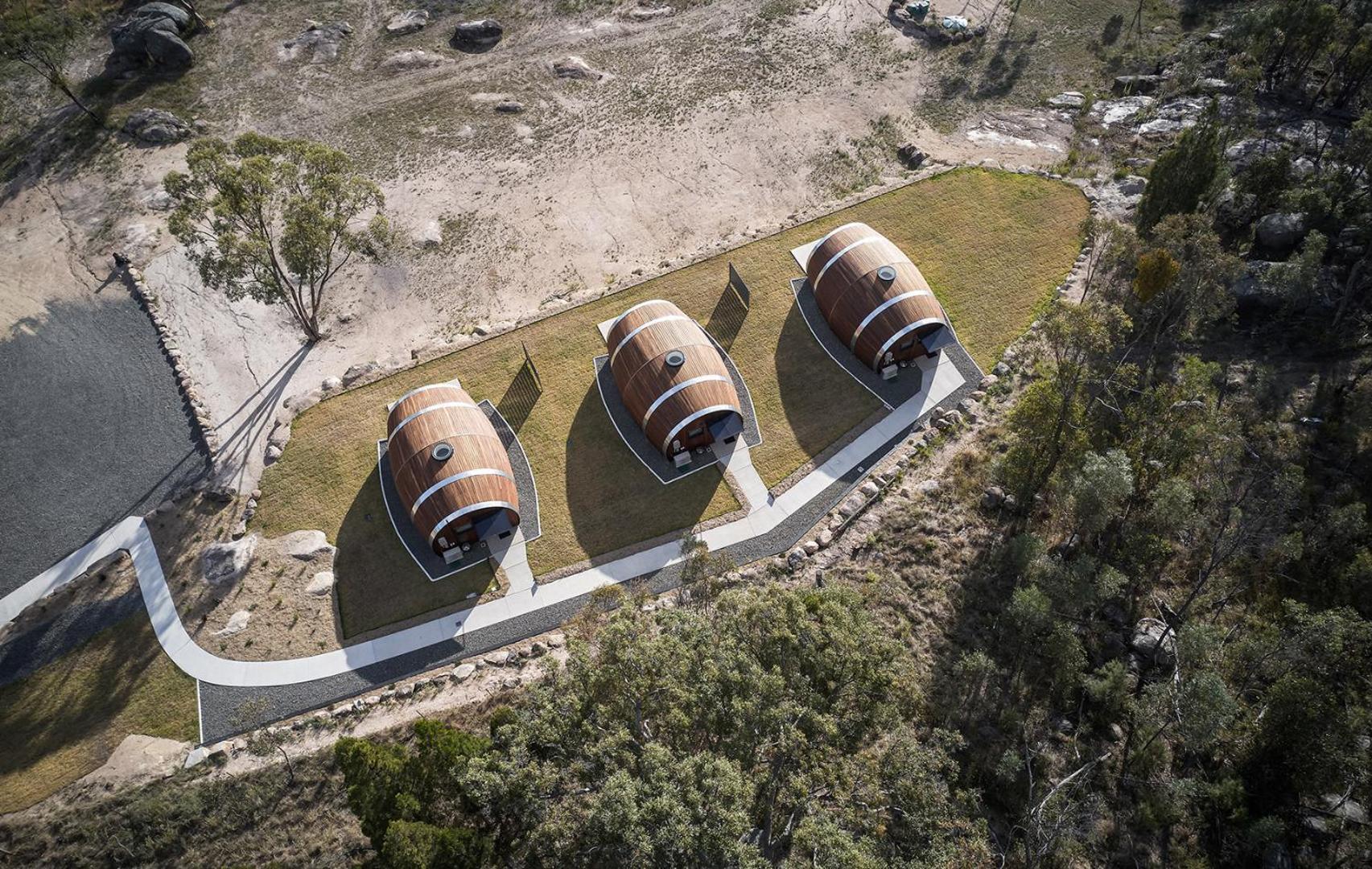 Barrel View Luxury Cabins Ballandean Exteriér fotografie